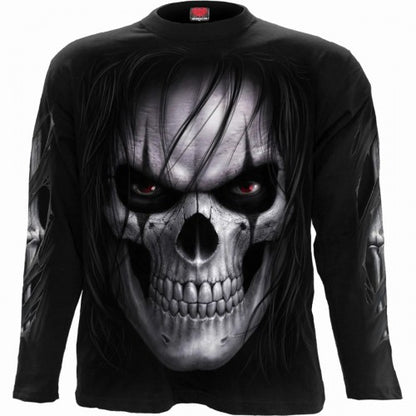 Front - Spiral Direct Unisex Adult Night Stalker Long-Sleeved T-Shirt