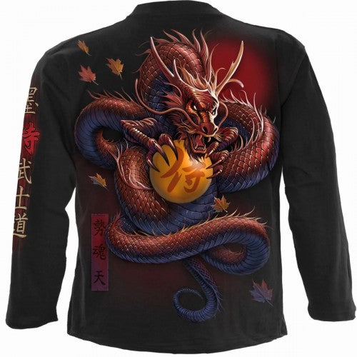 Front - Spiral Direct Unisex Adult Samurai Long-Sleeved T-Shirt
