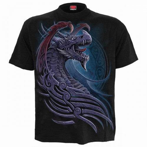 Front - Spiral Direct Unisex Adult Dragon Borne Short-Sleeved T-Shirt