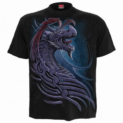 Front - Spiral Direct Unisex Adult Dragon Borne Short-Sleeved T-Shirt