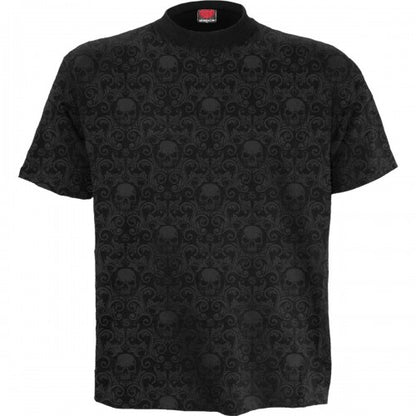 Front - Spiral Direct Unisex Adult Scroll Impression T-Shirt