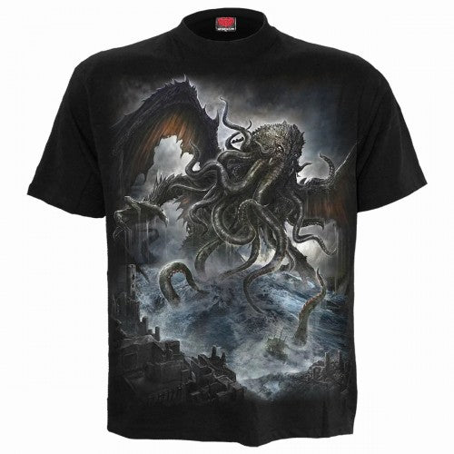 Front - Spiral Direct Childrens/Kids Cthulhu Short-Sleeved T-Shirt