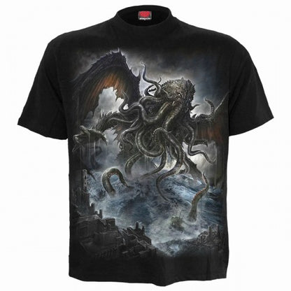 Front - Spiral Direct Childrens/Kids Cthulhu Short-Sleeved T-Shirt