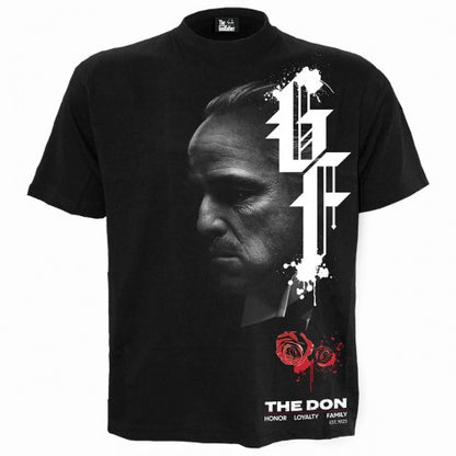 Front - Spiral Direct Unisex Adult Don Vito Corleone The Godfather T-Shirt