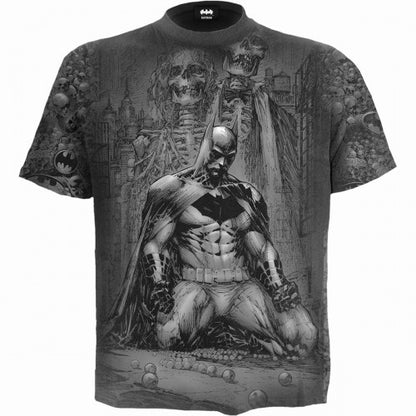 Front - Batman Unisex Adult Vengeance Wrap T-Shirt