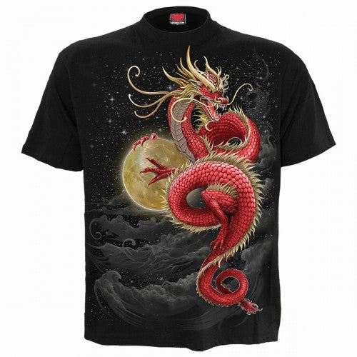 Front - Spiral Direct Unisex Adult Shenlong T-Shirt