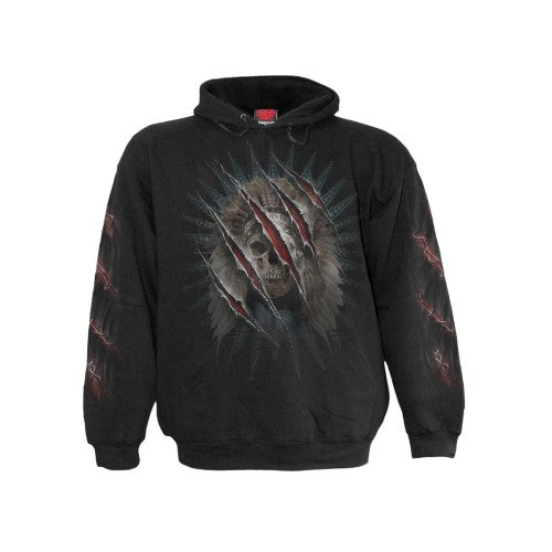 Front - Spiral Direct Unisex Adult Bear Claws Hoodie