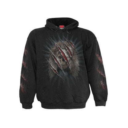 Front - Spiral Direct Unisex Adult Bear Claws Hoodie