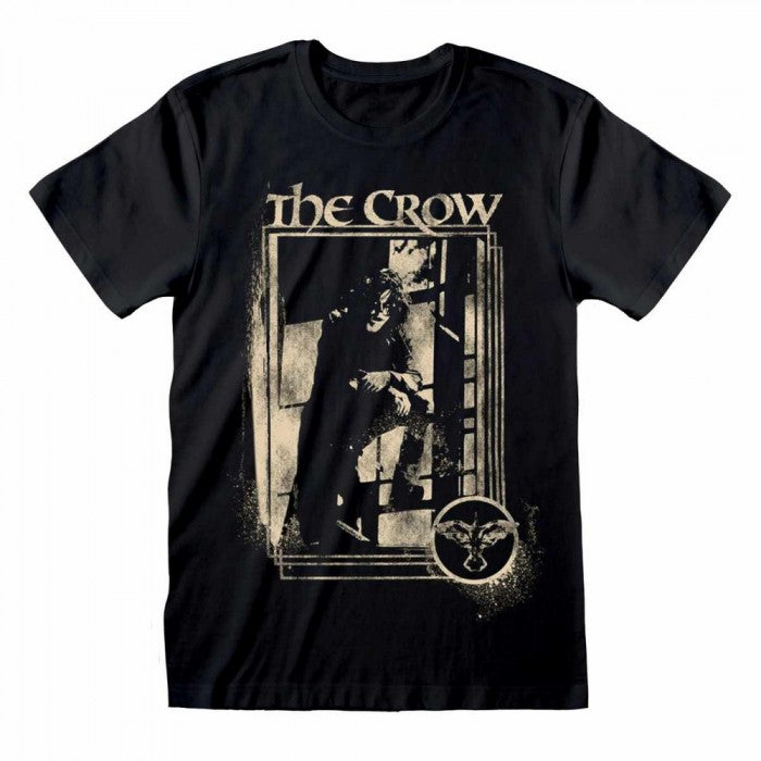 Front - The Crow Unisex Adult Window T-Shirt