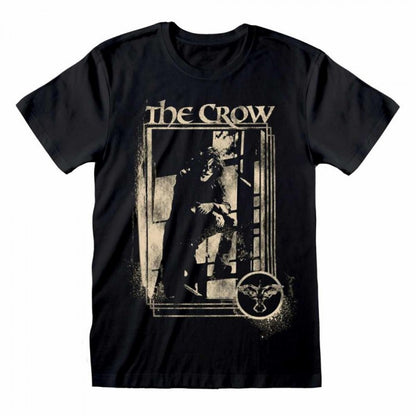 Front - The Crow Unisex Adult Window T-Shirt
