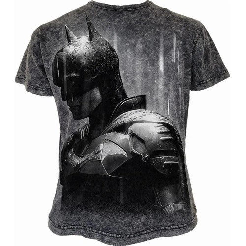 Front - Spiral Direct Unisex Adult Acid Rain Batman T-Shirt