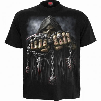 Front - Spiral Direct Childrens/Kids Game Over T-Shirt