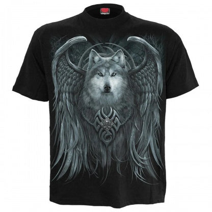 Front - Spiral Direct Unisex Adult Wolf Spirit Short-Sleeved T-Shirt