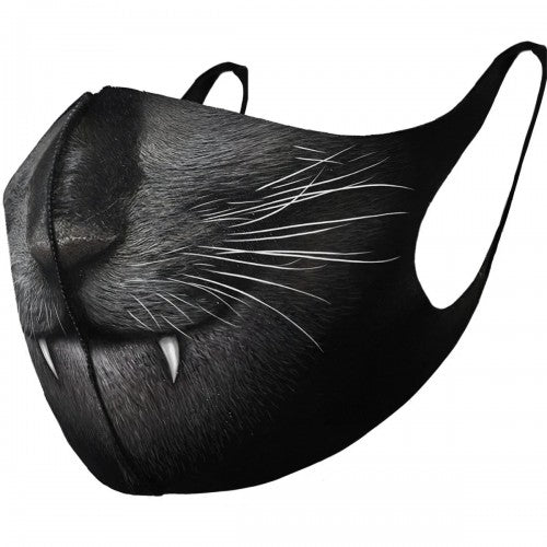 Front - Spiral Direct Cat Fangs Face Mask