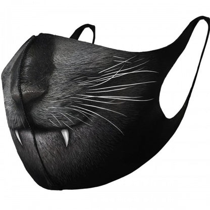 Front - Spiral Direct Cat Fangs Face Mask
