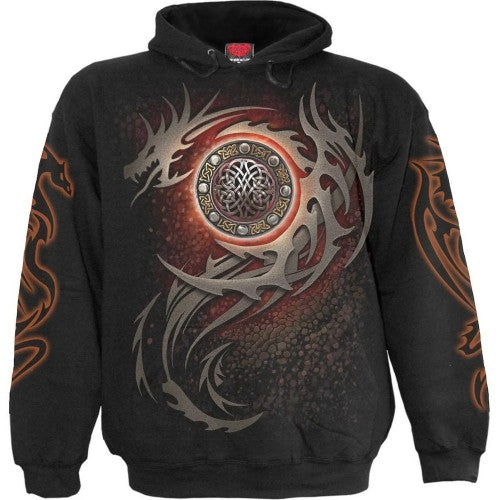 Front - Spiral Direct Unisex Adult Dragon Eye Hoodie