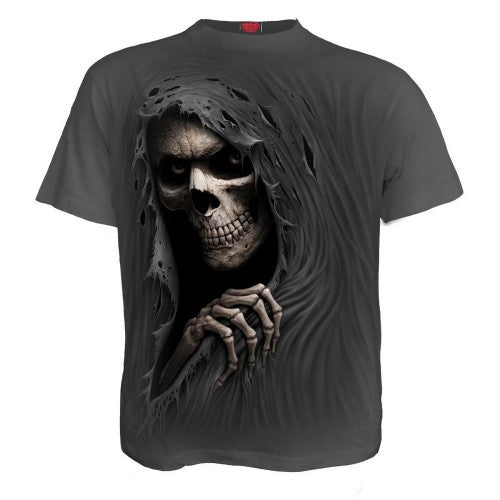 Front - Spiral Direct Unisex Adult Grim Ripper T-Shirt