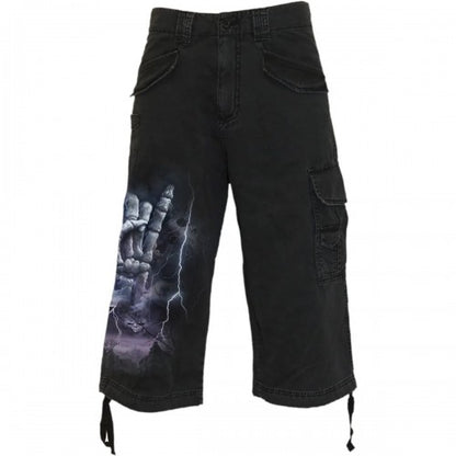 Front - Spiral Direct Unisex Adult Rock Eternal Vintage Cargo Shorts