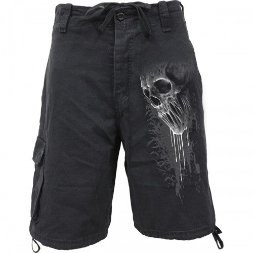 Front - Spiral Direct Unisex Adult Bat Curse Cargo Shorts