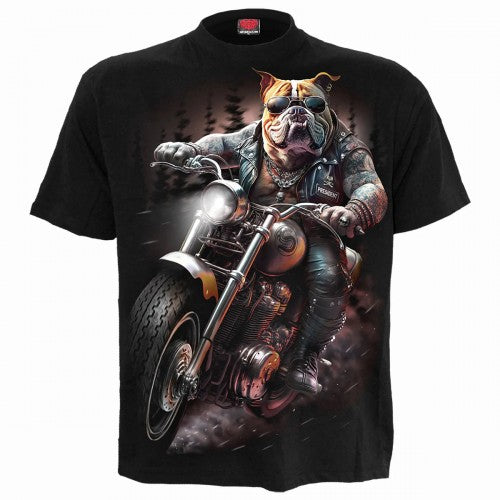 Front - Spiral Direct Unisex Adult Top Dog Long-Sleeved T-Shirt