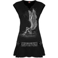 Front - Spiral Direct Womens/Ladies Enslaved Angel Studded Mini Dress
