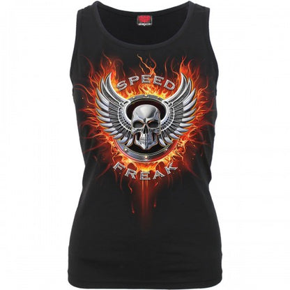 Front - Spiral Direct Womens/Ladies Speed Freak Sleeveless Top