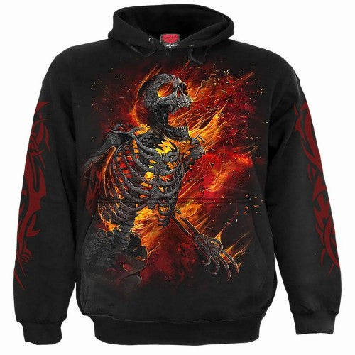 Front - Spiral Direct Unisex Adult Atomic Blast Hoodie