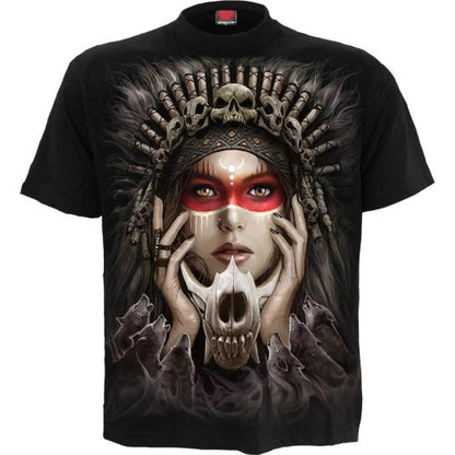 Front - Spiral Direct Unisex Adult Cry Of The Wolf T-Shirt