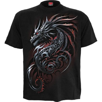 Front - Spiral Direct Unisex Adult Dragon Shards T-Shirt