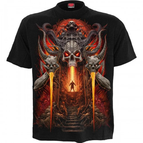 Front - Spiral Direct Unisex Adult Gates Of Hell T-Shirt