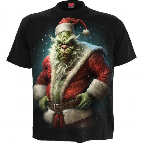 Front - Spiral Direct Unisex Adult Bah Humbug T-Shirt