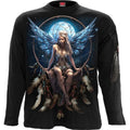 Front - Spiral Direct Unisex Adult Moon Fairy Long-Sleeved T-Shirt