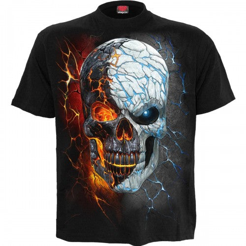 Front - Spiral Direct Unisex Adult Divided Soul T-Shirt