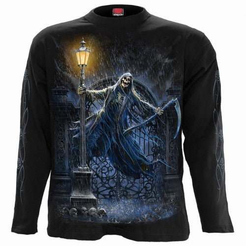 Front - Spiral Direct Unisex Adult Reaping In The Rain Long-Sleeved T-Shirt