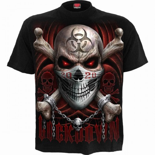 Front - Spiral Direct Unisex Adult Lockdown 2020 T-Shirt