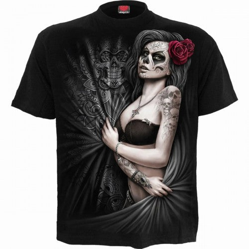 Front - Spiral Direct Unisex Adult Dead Love T-Shirt