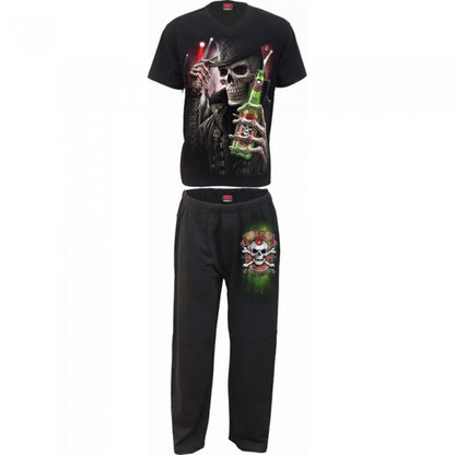 Front - Spiral Direct Unisex Adult Triple 6 Pyjama Set (Pack of 4)
