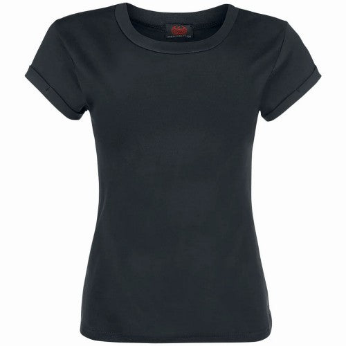 Front - Spiral Direct Girls Urban Fashion Boat Neck Capped Sleeved T-Shirt