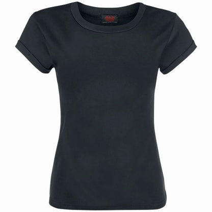Front - Spiral Direct Girls Urban Fashion Boat Neck Capped Sleeved T-Shirt