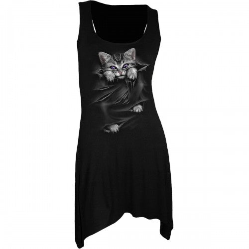Front - Spiral Direct Womens/Ladies Bright Eyes Camisole Dress