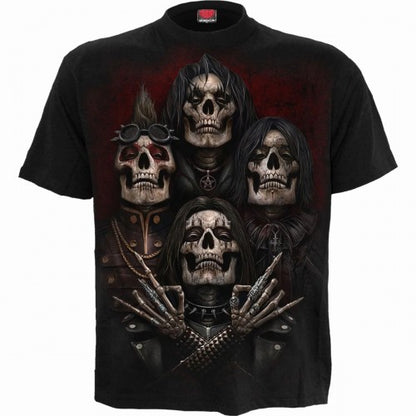 Front - Spiral Direct Unisex Adult Faces Of Goth Short-Sleeved T-Shirt