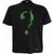 Front - Spiral Direct Unisex Adult Riddler Batman Logo T-Shirt