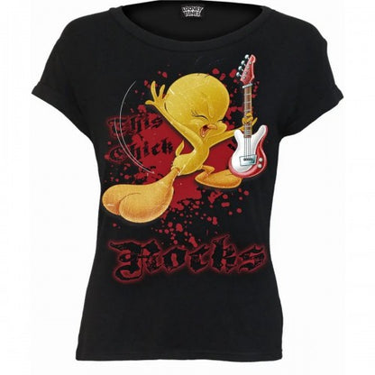 Front - Spiral Direct Womens/Ladies Tweety Looney Tunes T-Shirt