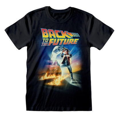 Front - Back To The Future Unisex Adult Poster T-Shirt