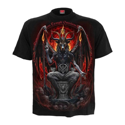 Front - Spiral Direct Unisex Adult Baphomet T-Shirt