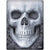 Front - Spiral Direct Fleece Solemn Skull Blanket