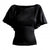 Front - Spiral Womens/Ladies Gothic Elegance Boat Neck Batwing Sleeve T-Shirt