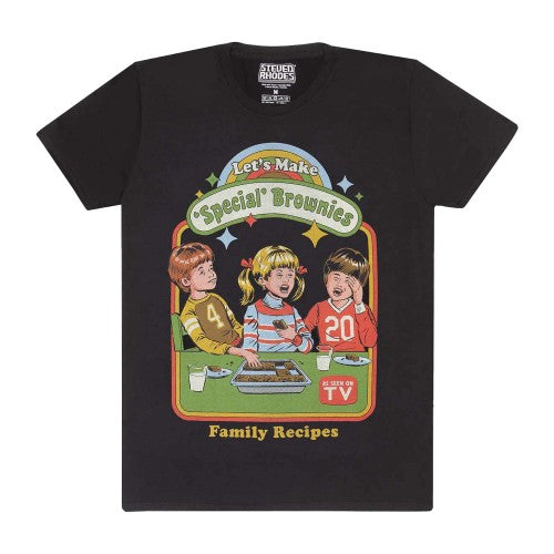 Front - Steven Rhodes Unisex Adult Lets Make Special Brownies T-Shirt