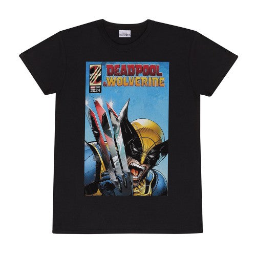 Front - Deadpool & Wolverine Unisex Adult Reflection T-Shirt