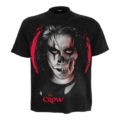Front - Spiral Direct Unisex Adult Skull Face The Crow T-Shirt